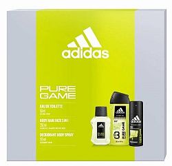 Adidas Pure Game 50 ml EDT + deospray 150 ml + sprchový gél 250 ml darčeková sada