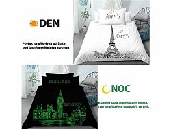 bavlna obliečky Deň v Paríži noc v Londýne 140x200 70x90