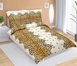 Bellatex obliečky krep leopardí 140x220 70x90