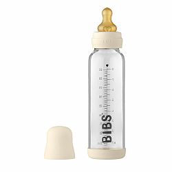 Bibs Baby Bottle sklenená fľaša 225ml ivory