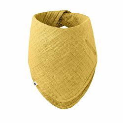 BIBS Bandana mušelínový slintáčik z BIO bavlny, mustard