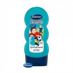 Bübchen Kids šampón a sprchový gel Malý futbalista 230 ml