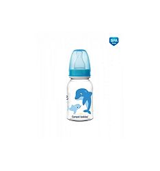 Canpol babies fľaša s potlačou Love&Sea Blue 120 ml