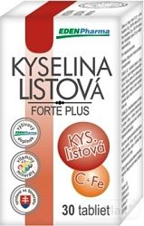 EdenPharma KYSELINA LISTOVÁ Forte Plus 30 tabliet