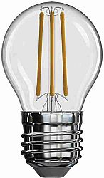 Emos LED žiarovka Filament Mini Globe 3,4 W E27 teplá biela