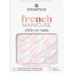 essence umelé nechty french MANICURE click-on 02