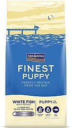 FISH4DOGS Granule veľké pre šteniatka Finest biela ryba so zemiakmi 6kg, 2m+