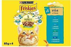 FRISKIES Multipack 12(4x85g) losos/tunak/treska/sardinky