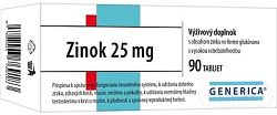 GENERICA Zinok 25 mg 90 ks