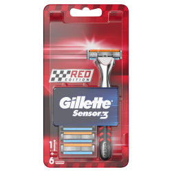 Gillette Sensor RED Strojček + 6 NH