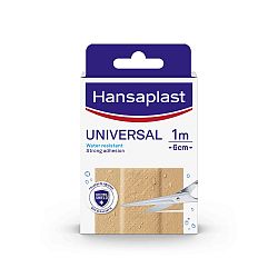 Hansaplast UNIVERSAL náplasť vodeodolná 6 cm x 1 m 1 ks