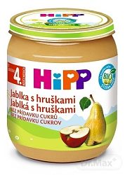 Hipp Bio jablká s hruškami ovocný príkrm 125 g