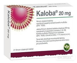 Kaloba 20 mg filmom obalené tablety tbl.flm. 21 x 20 mg