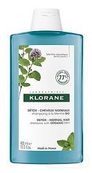 Klorane Aquatic Mint šampón 400 ml