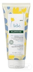 Klorane Bébé Calendula jemný umývací gél pre deti od narodenia 200 ml