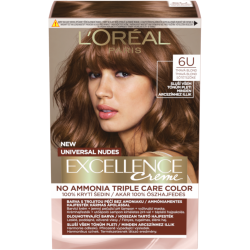 L'Oréal Paris Excellence Creme Universal Nudes permanentná farba na vlasy 6U Tmavá blond