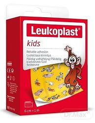 LEUKOPLAST KIDS náplasť na rany, 6 cm x 1 m, pás, (inov.2020/2021) 1 ks