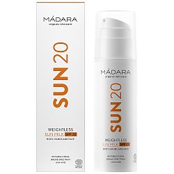 Mádara opaľovacie mlieko SPF20 150 ml