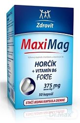 MaxiMag Hořčík 375 mg+B6 50 toboliek