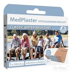 MedPlaster Náplast Classic water resistant 100 x 6 cm 20 ks