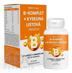 MOVIT ENERGY B-Komplet + kyselina listová premium 90 tabliet