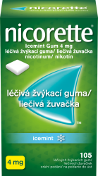 Nicorette Icemint Gum 4 mg gum.med.105 x 4 mg