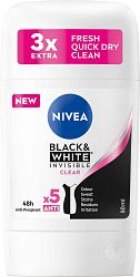 Nivea Invisible for Black & White Clear Woman roll-on 50 ml