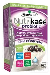 Nutrikaše probiotic chia a černý rybíz 3x60 g