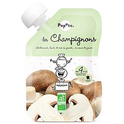 Popote Bébé Food Kapsička Popote Bio Šampiňóny 120 g