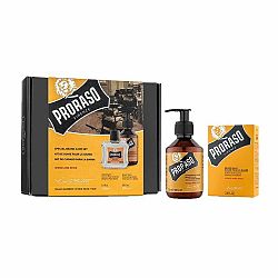 Proraso Wood & Spice šampón na fúzy 200 ml + balzam na fúzy 100 ml darčeková sada