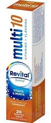 Revital multi 10 vitamínov pomaranč 20 šumivých tabliet