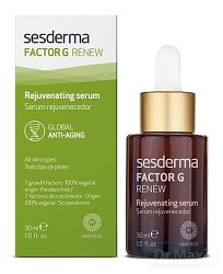 Sesderma Factor G Renew pleťové sérum s rastovým faktorom na omladenie pleti Lipid Bubbles Growth Factors 30 ml