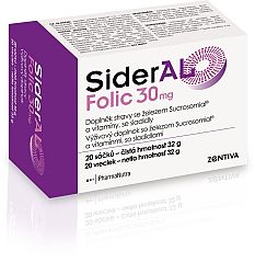 Sideral Folic 30 mg 20 sáčků