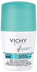 Vichy Deodorant 48h antiperspirant roll-on proti bielym a žltým škvrnám 50 ml