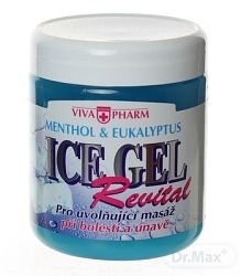 Vivapharm Ice gél Revital Menthol a Eukalyptus 250 ml