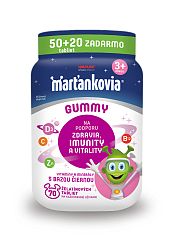 Walmark Marťankovia Gummy s bazou ciernou 50 + 20 tabliet