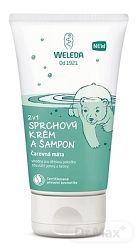 Weleda Sprchový krém a šampón 2 v 1 Čarovná mäta 150 ml