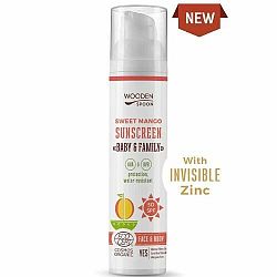 WoodenSpoon opaľovacie telové mlieko SPF50 + Baby & Family 100 ml