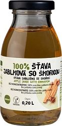 zdravo 100% ŠŤAVA JABLKOVÁ SO ŠKORICOU 200 ml