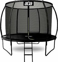 Aga SPORT EXCLUSIVE Trampolína 250 cm čierna + ochranná sieť + rebrík