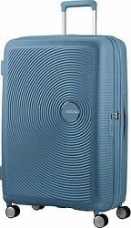 American Tourister Soundbox Spinner 77 Exp Stone Blue