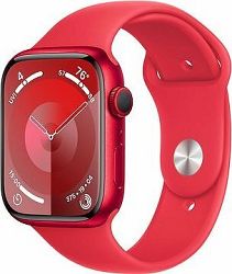 Apple Watch Series 9 45 mm PRODUCT(RED) Červený hliník s PRODUCT(RED) športovým remienkom – S/M