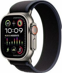 Apple Watch Ultra 2 49 mm titánové puzdro s čierno-modrým trailovým ťahom – S/M