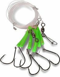 Aquantic Redfish Circle Hook Veľkosť 6/0 0,80 mm 6 m Fluo Green