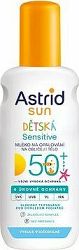 ASTRID SUN Detské mlieko na opaľovanie Sensitive sprej SPF 50+ 150 ml