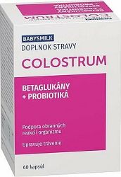 Babysmilk Colostrum Betaglukány + Probiotiká 60 kapsúl