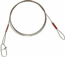 Cormoran 1×7 Wire Leader Loop and Snap Hook 6 kg 50 cm 2 ks