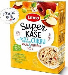 Emco Super kaša Jablká & Marhule 3× 55g