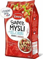 Emco Super mysli bez pridaného cukru s jahodami 500 g