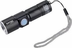 EXTOL LIGHT svietidlo 150 lm, nabíjacie, USB, zoom, XPE 3W LED